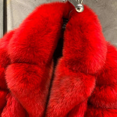 Full-Length Fox Fur Coat