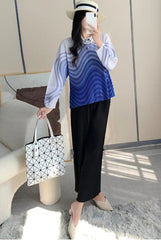 Signature Pleated Polo Top