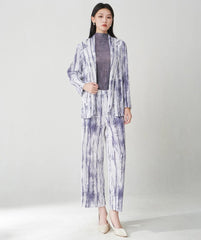 Luxury Pleated Blazer & Pant Set