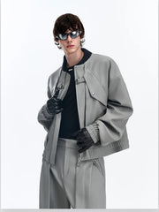 Couture Men's Oversized Vegan Leather Jacket