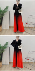 Plissé Ombre Lightweight Coat