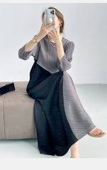 Petite Luxe Japanese Pleats Skirt Set