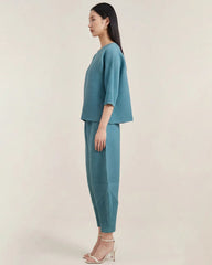 Contemporary Pleated 2-Piece