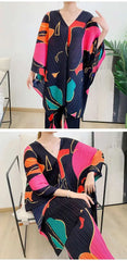 Plissé Trousers & Batwing Top Set