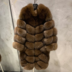 Real Fox Fur Coat for Women