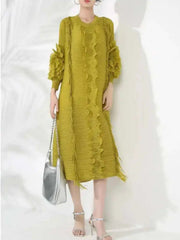 Luxury Pleats Wrinkle-Resistant Dress