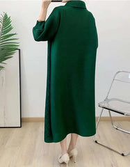 Luxury Plissé Oversized Dress