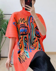 Luxury Pleated Tunic Top