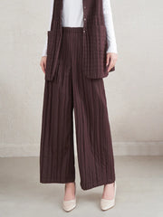 Luxury Cozy Pleated Pants
