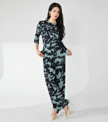 Luxury Formal Pleats Pant Set