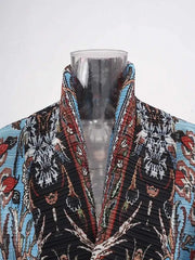 Luxury Japanese Pleats Long Coat