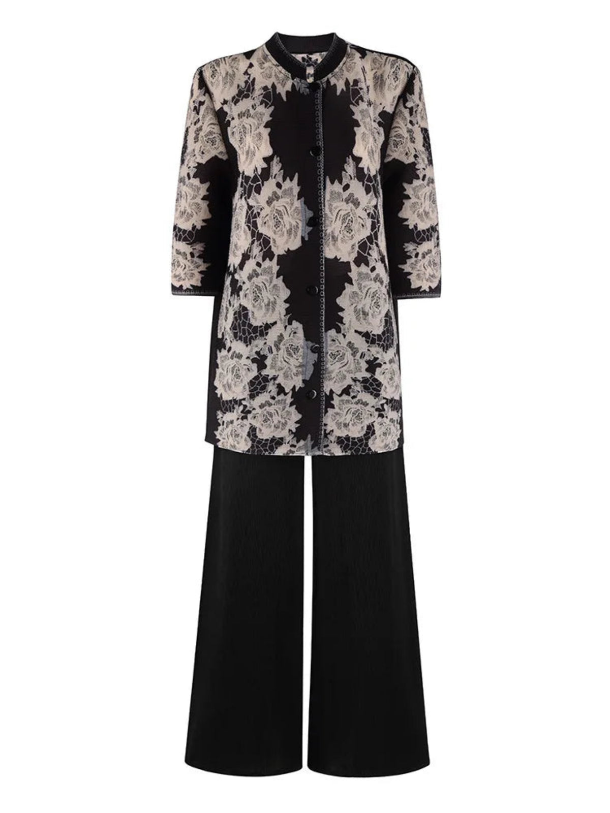 Luxe Pleated Cardigan & Pant Set