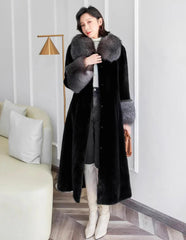 Luxury Plush Faux Fur Coat