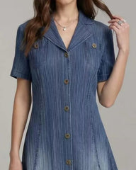 Signature Minimalist Plissé Dress