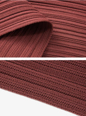 Thick Relaxed Pleated Turtleneck