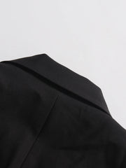 Luxury Asymmetric Fringe Blazer