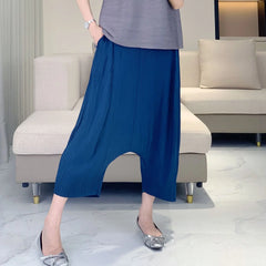 Plissé Japanese Harem Pants