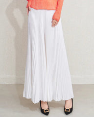 Luxury Plissé Palazzo Pants