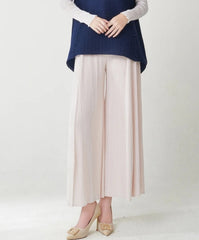 Luxury Pleated Wide Leg Pants