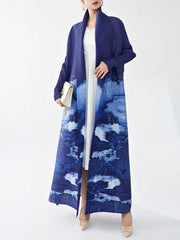 Women's Dreamy Japanese Pleated Maxi Coat