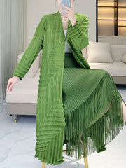 Tailored Fit Japanese Pleated Duster