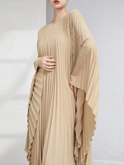 Luxury Pleated Kaftan Dress