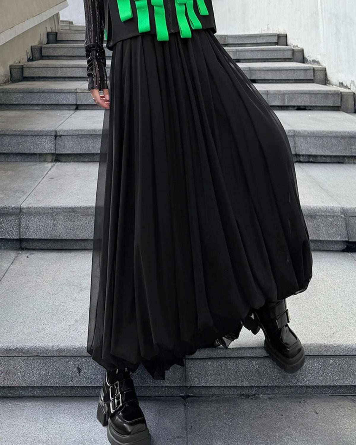 Voluminous Tulle Bubble Skirt