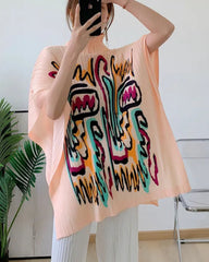 Luxury Pleated Tunic Top