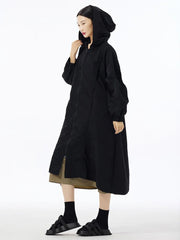 Everyday Oversized Hooded Long Coat