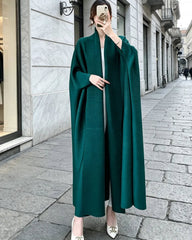 Extra Long Plisse Duster Coat