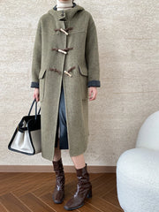 Women's Classic Wool Blend Duffel Coat