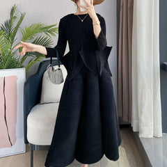 Premium Truly Pleated Top & Skirt