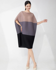 Elegant Pleated Tunic Dress