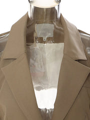Luxury Open Shoulder Blazer
