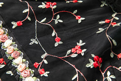 Luxury Tulle Embroidered Dress