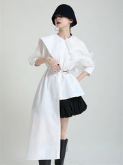 Avant-Garde Ruffle Sleeve Blouse