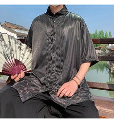 New! Men's Ninja 2 Piece Wide Leg Pants Set