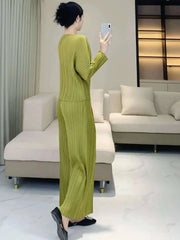 Luxe Pleated Blouse & Palazzo Pant
