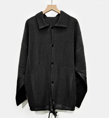 Luxury Plissé Pleated Jacket