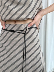 Japanese Cotton-Blend Skirt Set