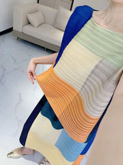 Elegant Pleats Skirt & Top Set