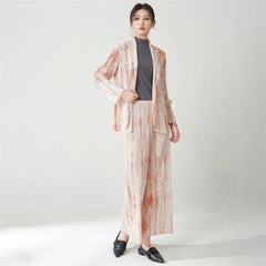 Luxury Pleated Blazer & Pant Set