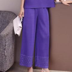 Luxury Pleats Formal Pant Set
