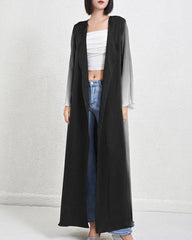 Luxury Pleats Longline Duster