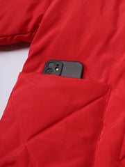 Luxury Avant-Garde Quilted Hooded Coat
