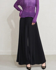 Luxury Pleated Palazzo Pants