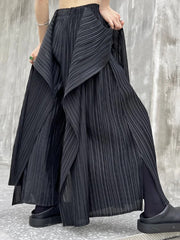 Luxury Pleated Wide Leg Trousers