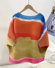 Luxury Travel Pleated Cropped Top