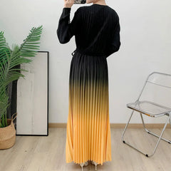 Plissé Ombre Lightweight Coat