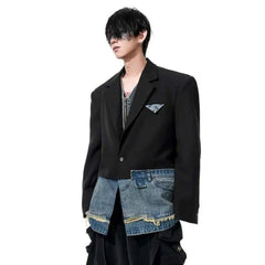 Men's Hybrid Relaxed Denim Blazer